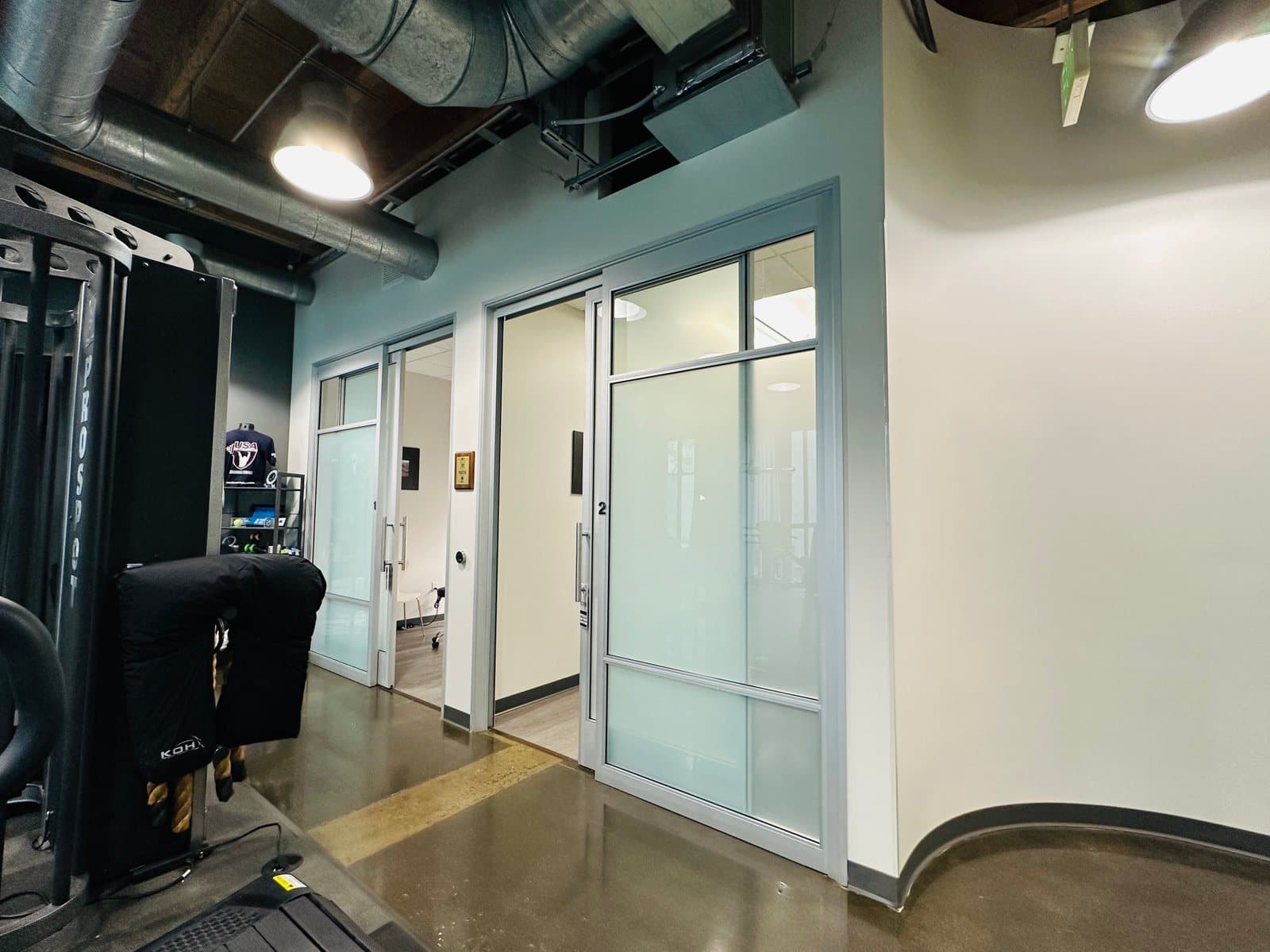 Private treatment rooms at the KOH Physical Therapy Lab clinic